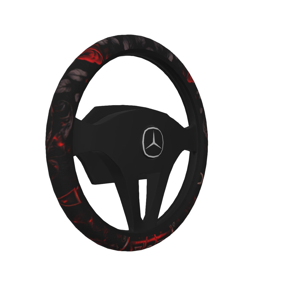 Anime Gothic Steering Wheel Cover | All-Over Print | Anti-Slip Grip | Universal 36–38cm | GRIPDRIVE